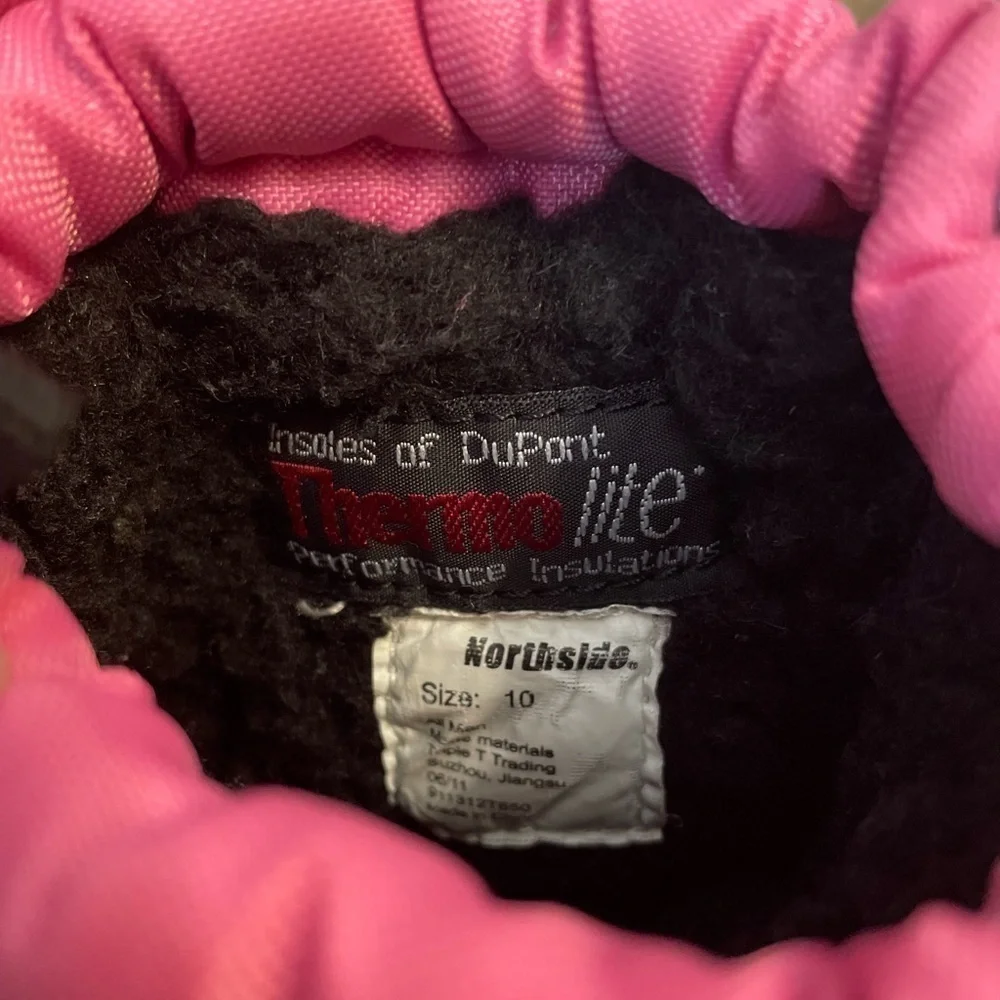Girls Pink Northside Thermo Lite Snow Boots - Picture 5 of 5